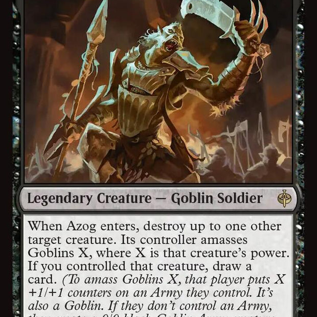 Azog, Moria's Ruin 61 (The Hobbit)  - Foil