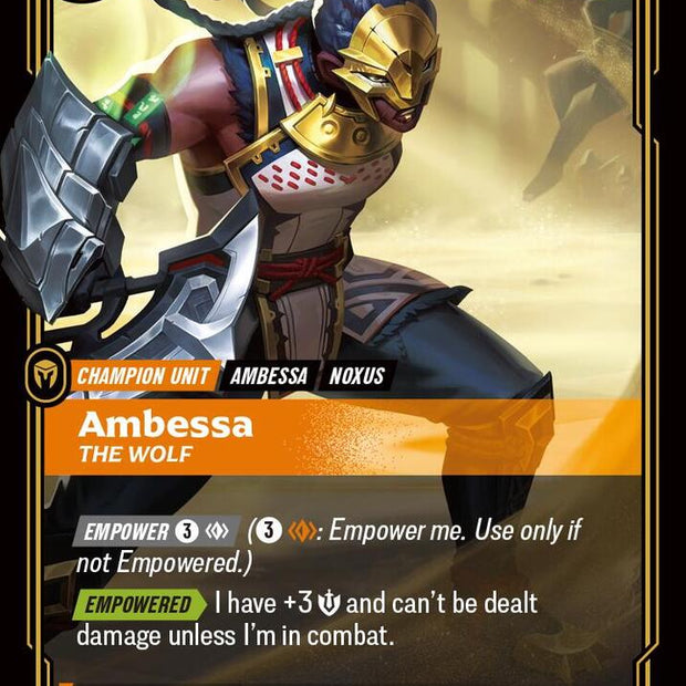 Ambessa - The Wolf 084/166 (Vendetta)  - Foil