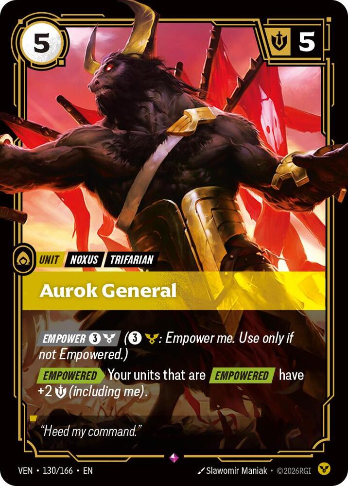 Aurok General 130/166 (Vendetta)  - Foil