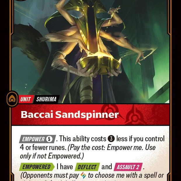 Baccai Sandspinner 001/166 (Vendetta) 