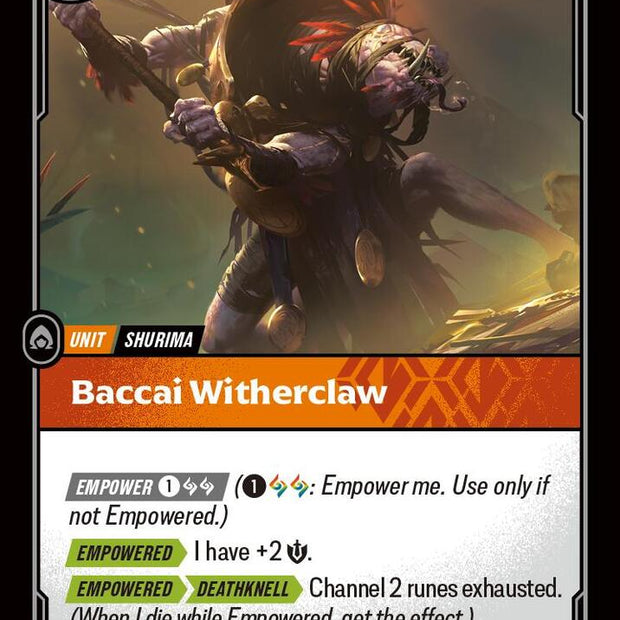 Baccai Witherclaw 078/166 (Vendetta) 