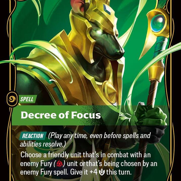 Decree of Focus 040/166 (Vendetta)  - Foil
