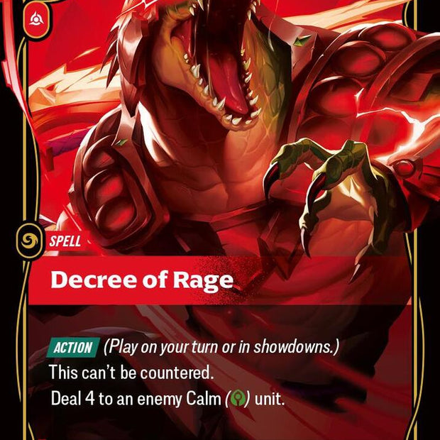 Decree of Rage 015/166 (Vendetta)  - Foil
