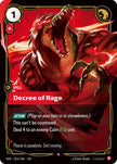 Decree of Rage 015/166 (Vendetta)  - Foil
