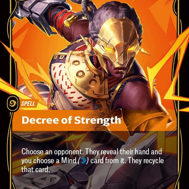 Decree of Strength 085/166 (Vendetta)  - Foil