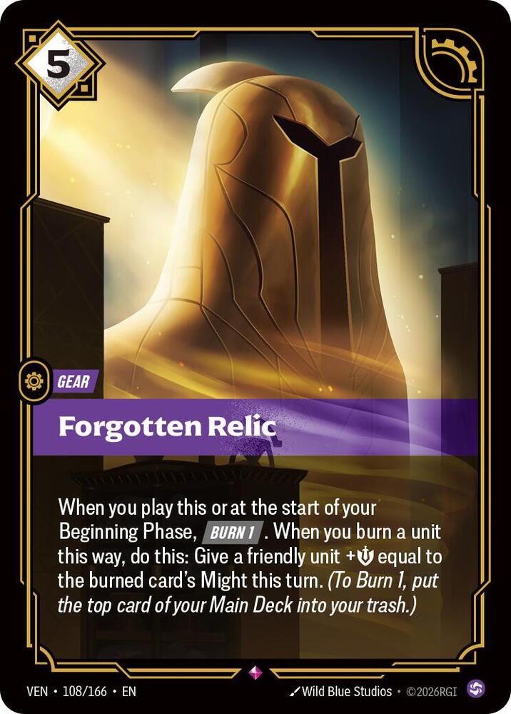 Forgotten Relic 108/166 (Vendetta)  - Foil