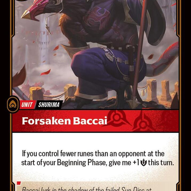 Forsaken Baccai 005/166 (Vendetta) 