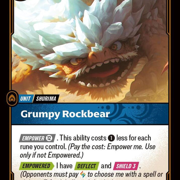 Grumpy Rockbear 050/166 (Vendetta) 