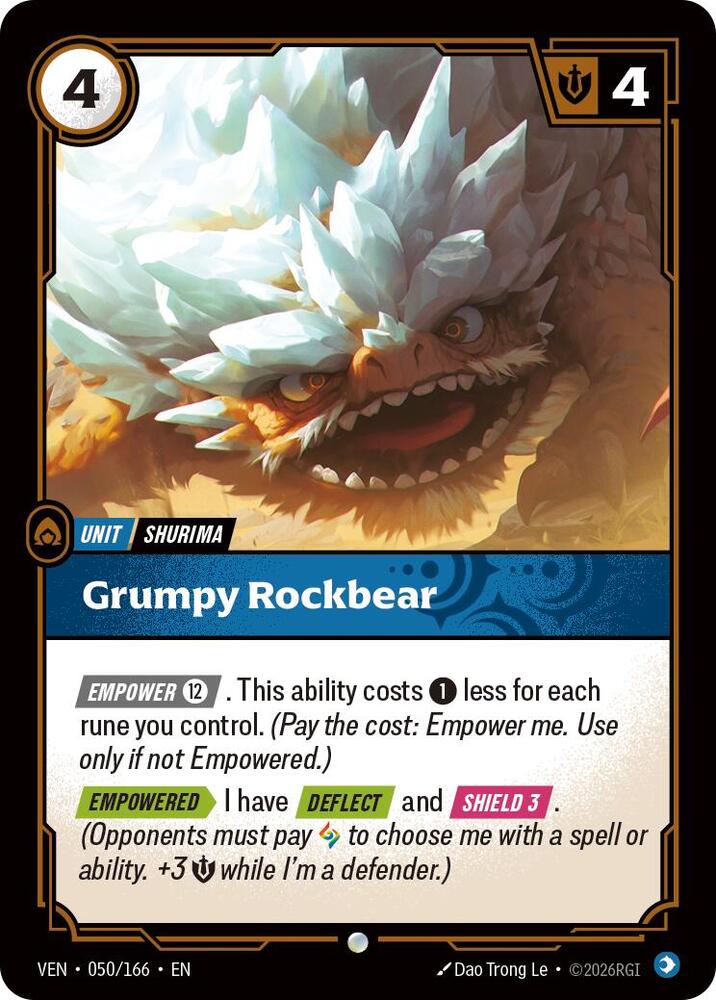Grumpy Rockbear 050/166 (Vendetta) 
