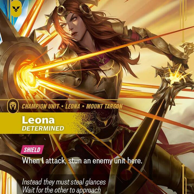 Leona - Determined 184/166 (Vendetta)  - Foil