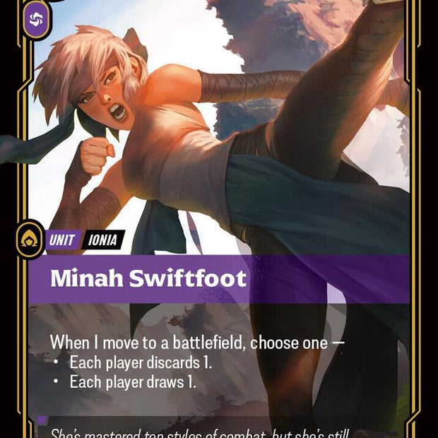 Minah Swiftfoot 111/166 (Vendetta)  - Foil
