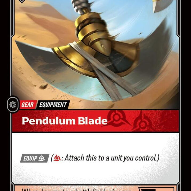 Pendulum Blade 011/166 (Vendetta) 