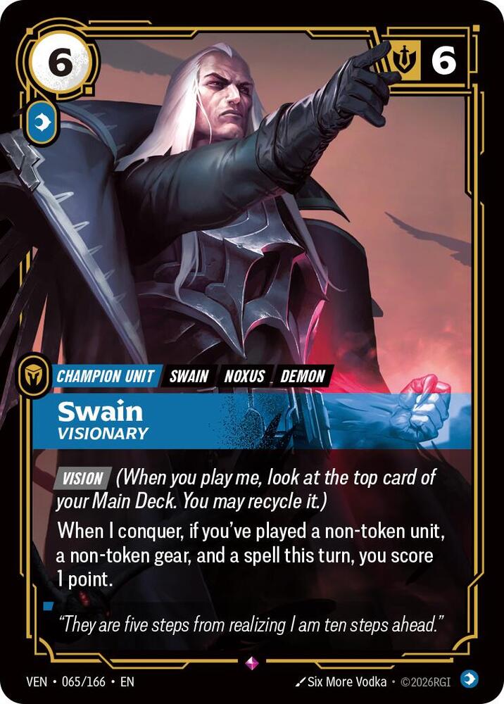 Swain - Visionary 065/166 (Vendetta)  - Foil
