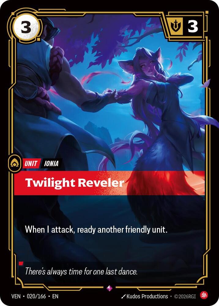 Twilight Reveler 020/166 (Vendetta)  - Foil