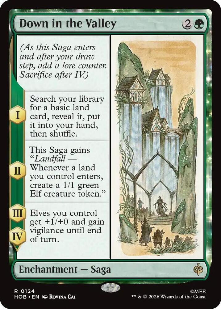 Down in the Valley 124 (The Hobbit)  - Foil