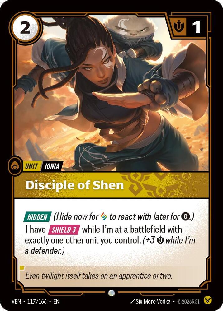 Disciple of Shen 117/166 (Vendetta) 