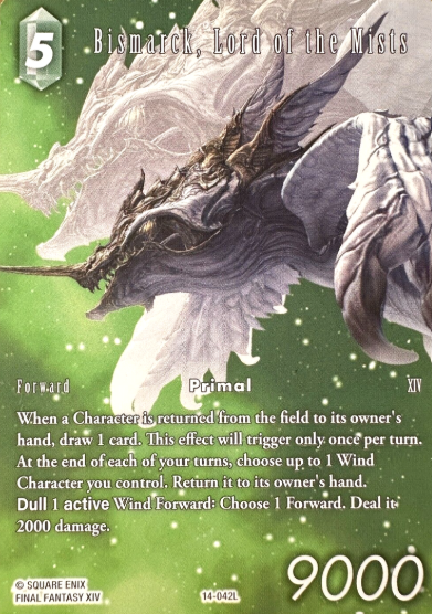 Bismarck, Lord of the Mists - Full Art 14-042L (Opus XIV: Crystal Abyss) 