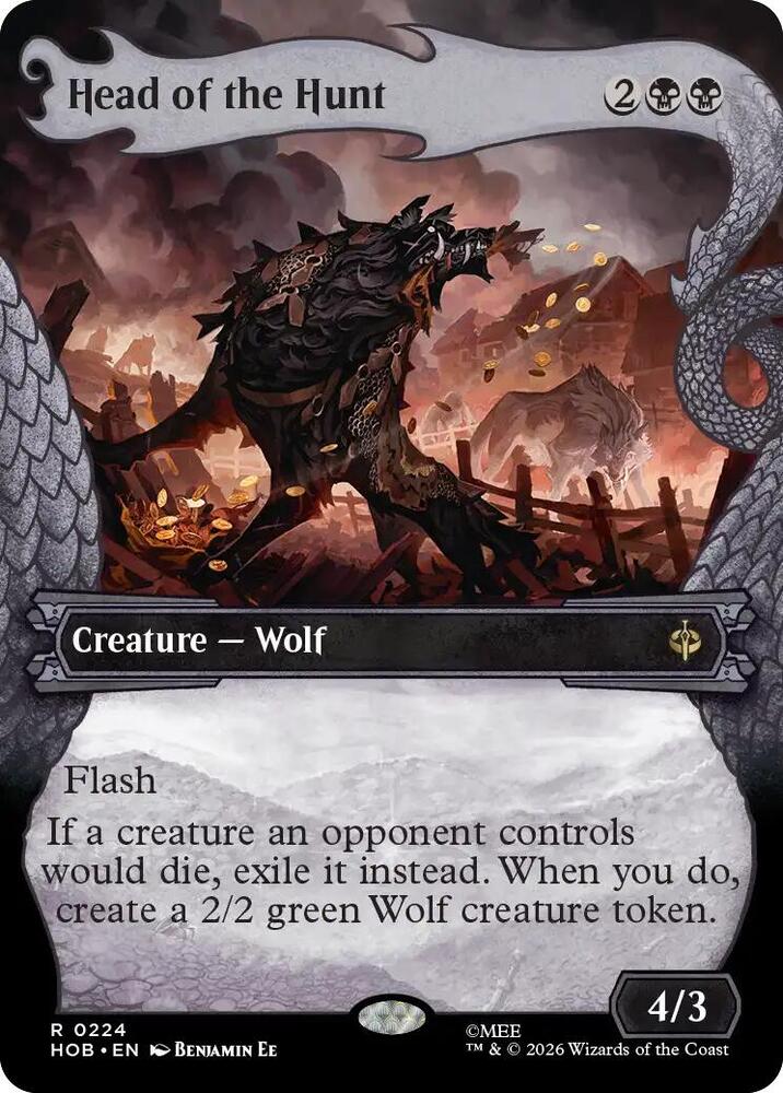 Head of the Hunt 224 (The Hobbit)  - Showcase Foil