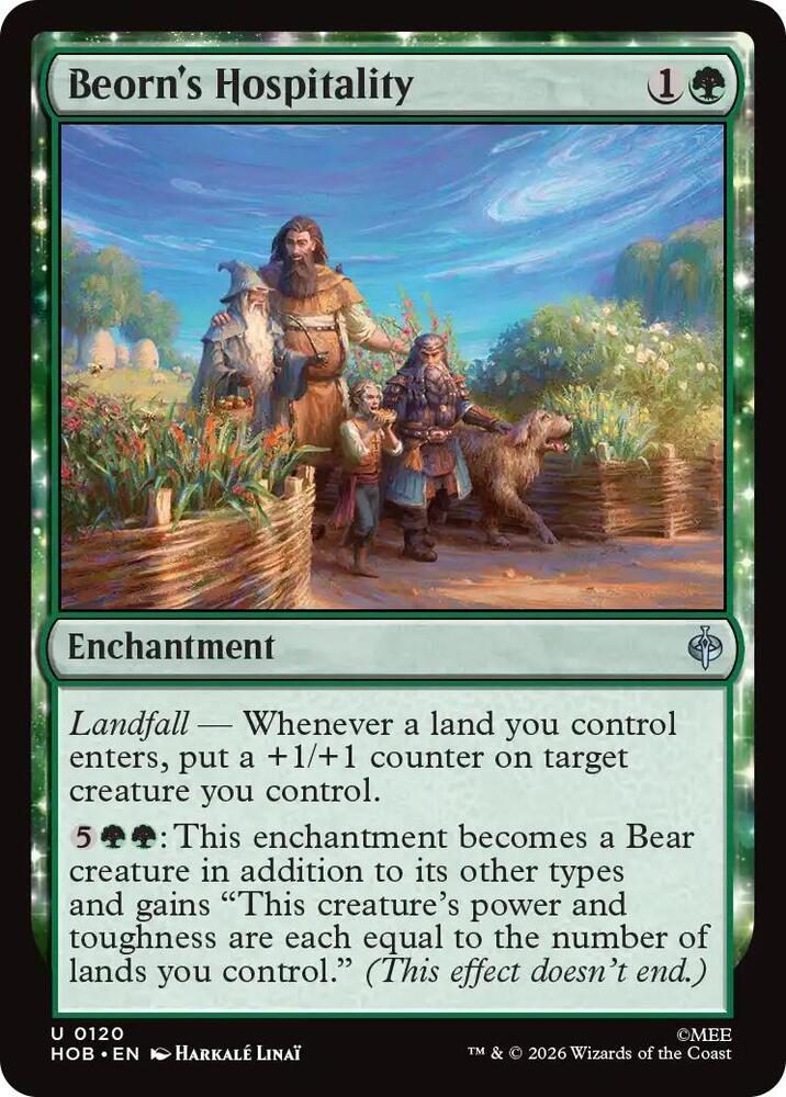 Beorn's Hospitality 120 (The Hobbit)  - Foil