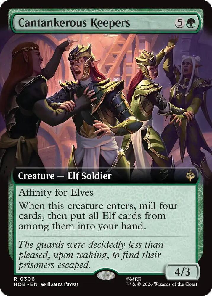 Cantankerous Keepers 306 (The Hobbit)  - Extended Art Foil