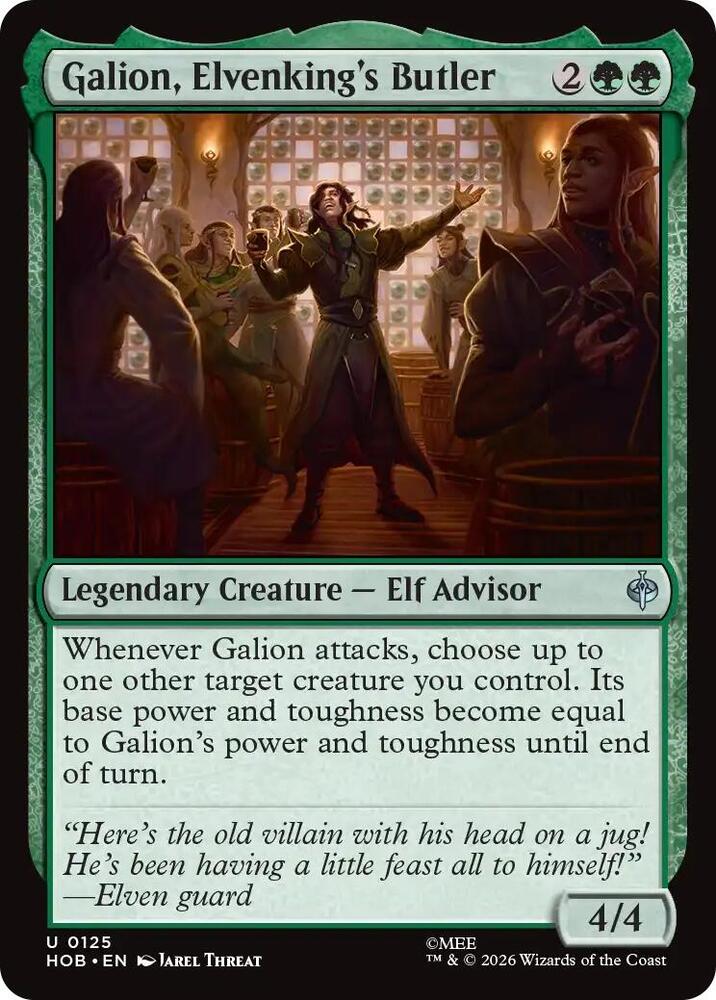 Galion, Elvenking's Butler 125 (The Hobbit)  - Foil