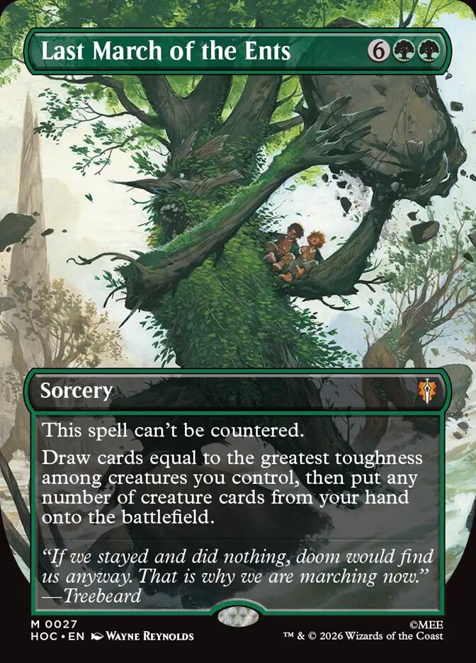 Last March of the Ents 27 (The Hobbit: Eternal-Legal)  - Borderless Foil