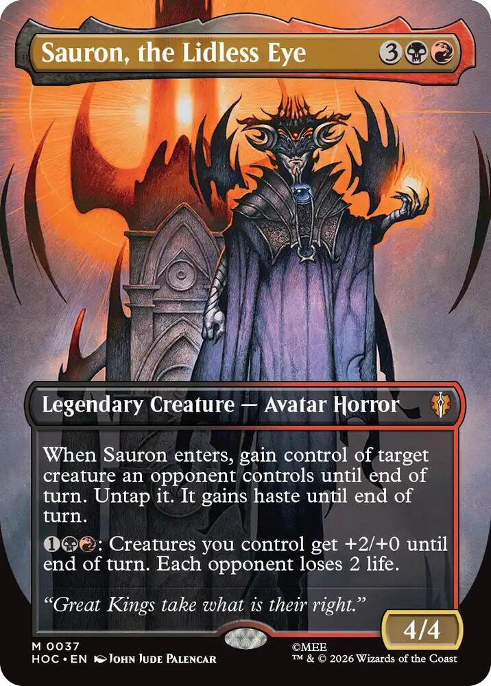 Sauron, the Lidless Eye 37 (The Hobbit: Eternal-Legal)  - Borderless