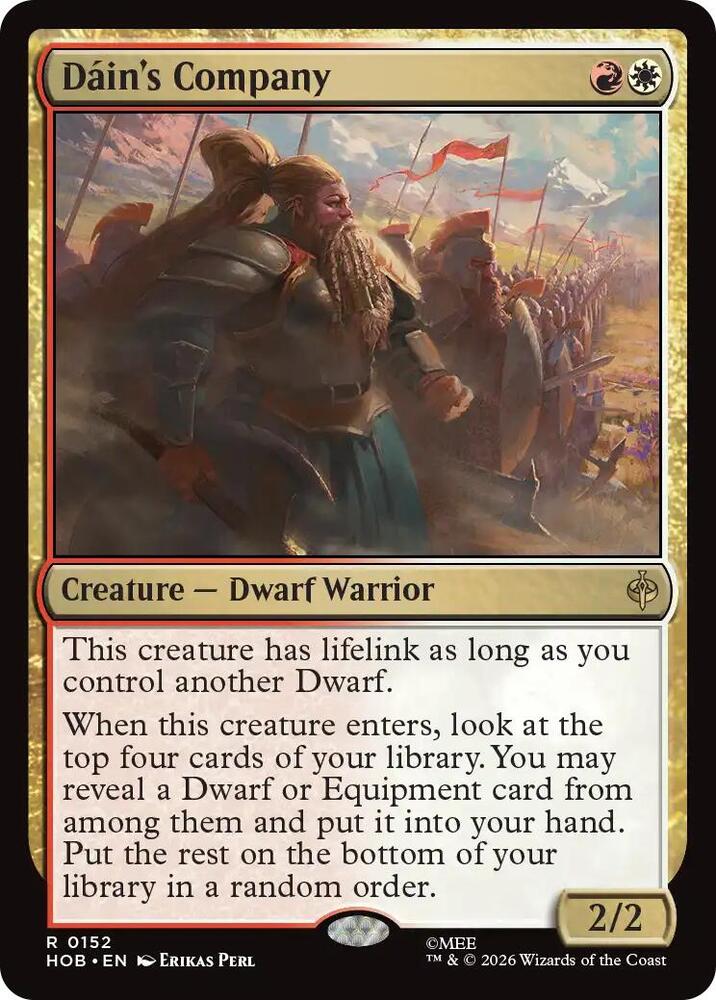 Dain's Company 152 (The Hobbit)  - Foil