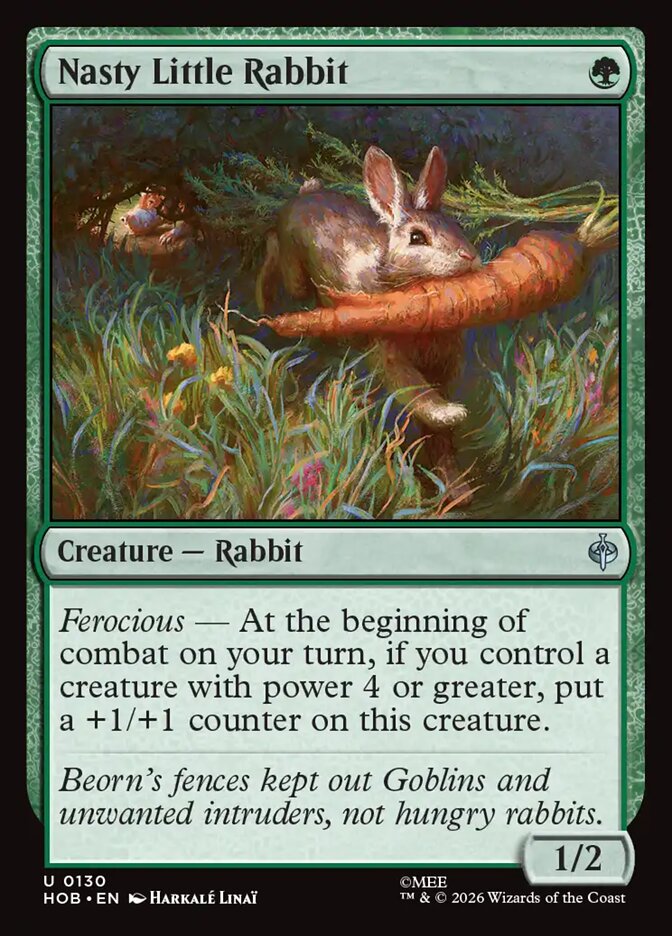 Nasty Little Rabbit 130 (The Hobbit)  - Foil