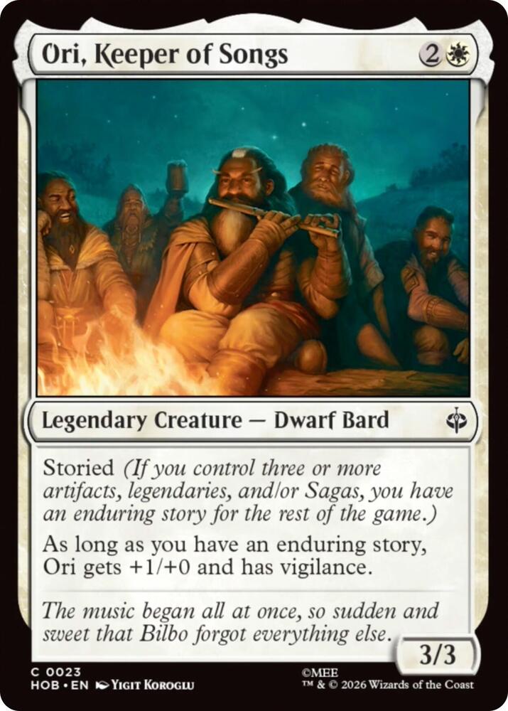 Ori, Keeper of Songs 23 (The Hobbit)  - Foil