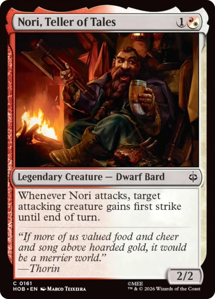 Nori, Teller of Tales 161 (The Hobbit) 