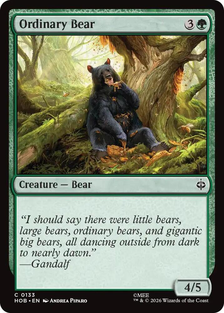 Ordinary Bear 133 (The Hobbit)  - Foil