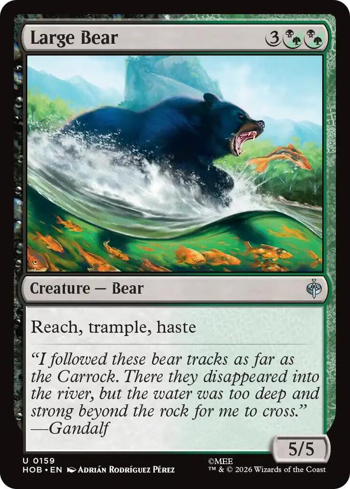 Large Bear 159 (The Hobbit)  - Foil