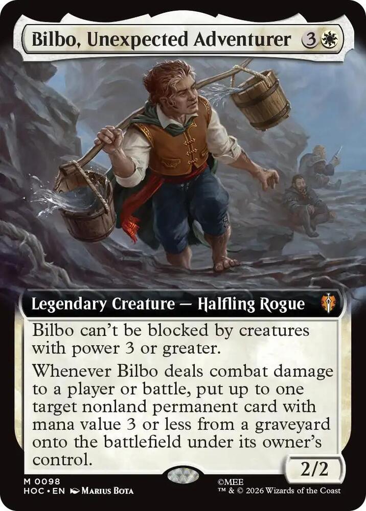 Bilbo, Unexpected Adventurer 98 (The Hobbit: Eternal-Legal)  - Extended Art