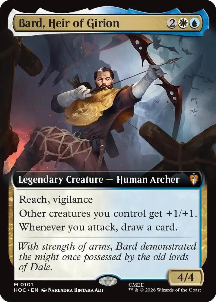 Bard, Heir of Girion 101 (The Hobbit: Eternal-Legal)  - Extended Art
