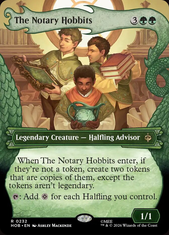 The Notary Hobbits 232 (The Hobbit)  - Showcase Foil