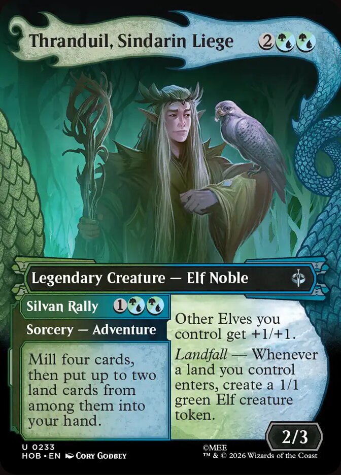 Thranduil, Sindarin Liege // Silvan Rally 233 (The Hobbit)  - Showcase Foil