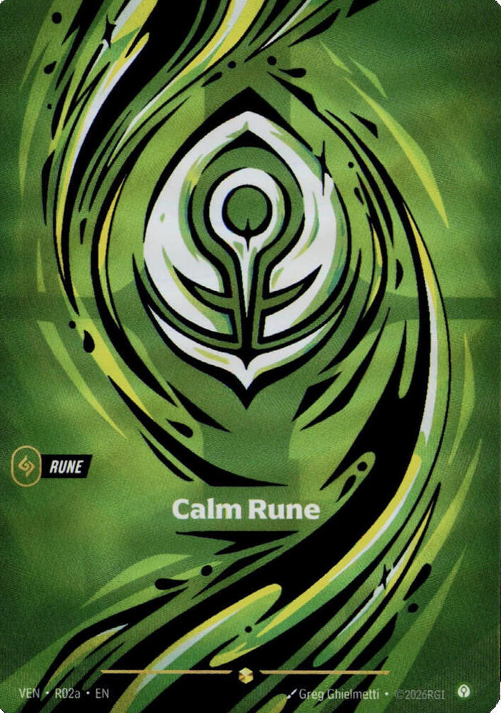 Calm Rune R02a (Vendetta)  - Foil