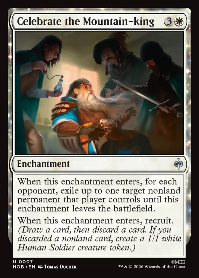Celebrate the Mountain-king 7 (The Hobbit)  - Foil