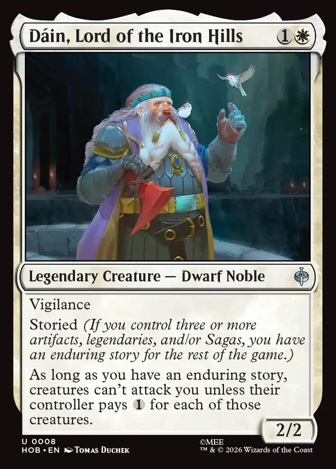 Dáin, Lord of the Iron Hills 8 (The Hobbit)  - Foil