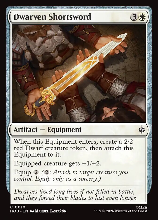Dwarven Shortsword 10 (The Hobbit)  - Foil