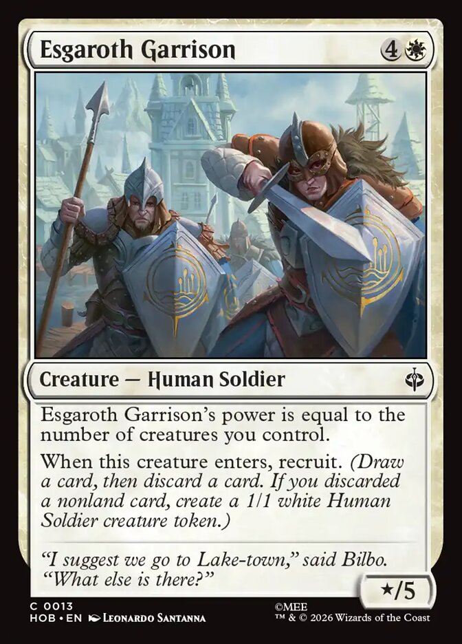 Esgaroth Garrison 13 (The Hobbit)  - Foil