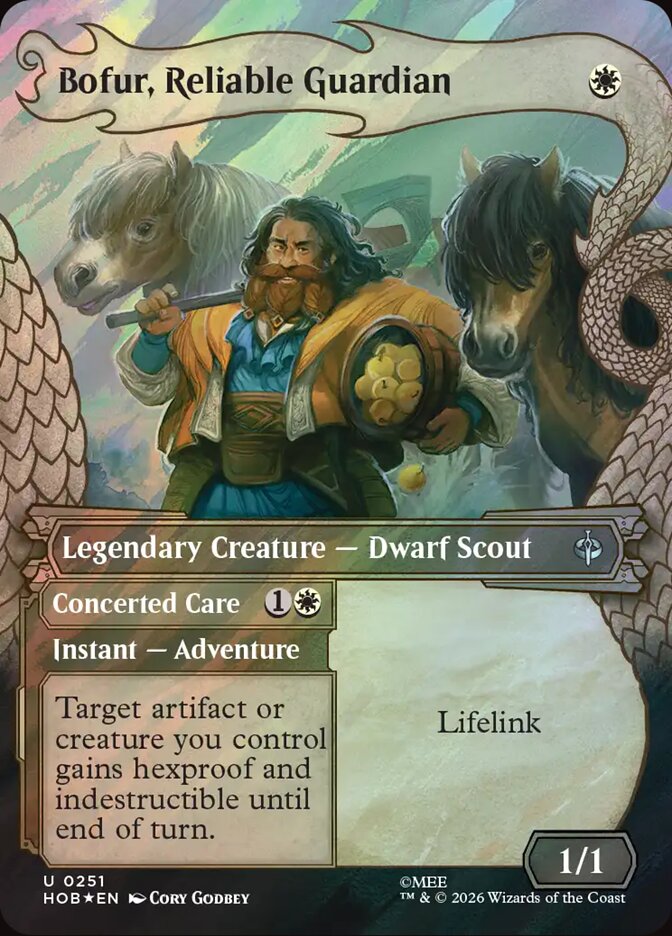 Bofur, Reliable Guardian // Concerted Care 251 (The Hobbit)  - Showcase Surge Foil