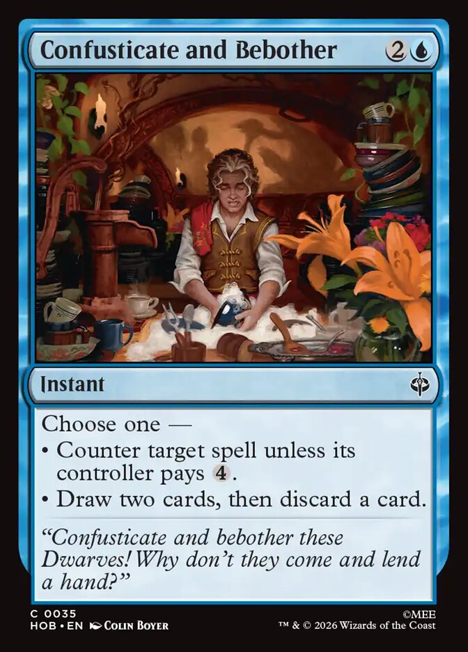 Confusticate and Bebother 35 (The Hobbit)  - Foil