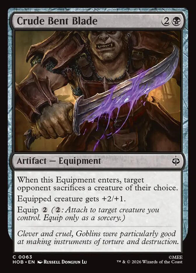 Crude Bent Blade 63 (The Hobbit)  - Foil