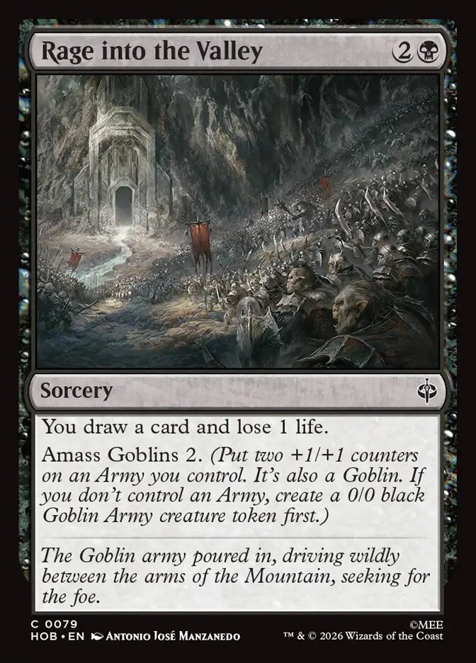 Rage into the Valley 79 (The Hobbit)  - Foil