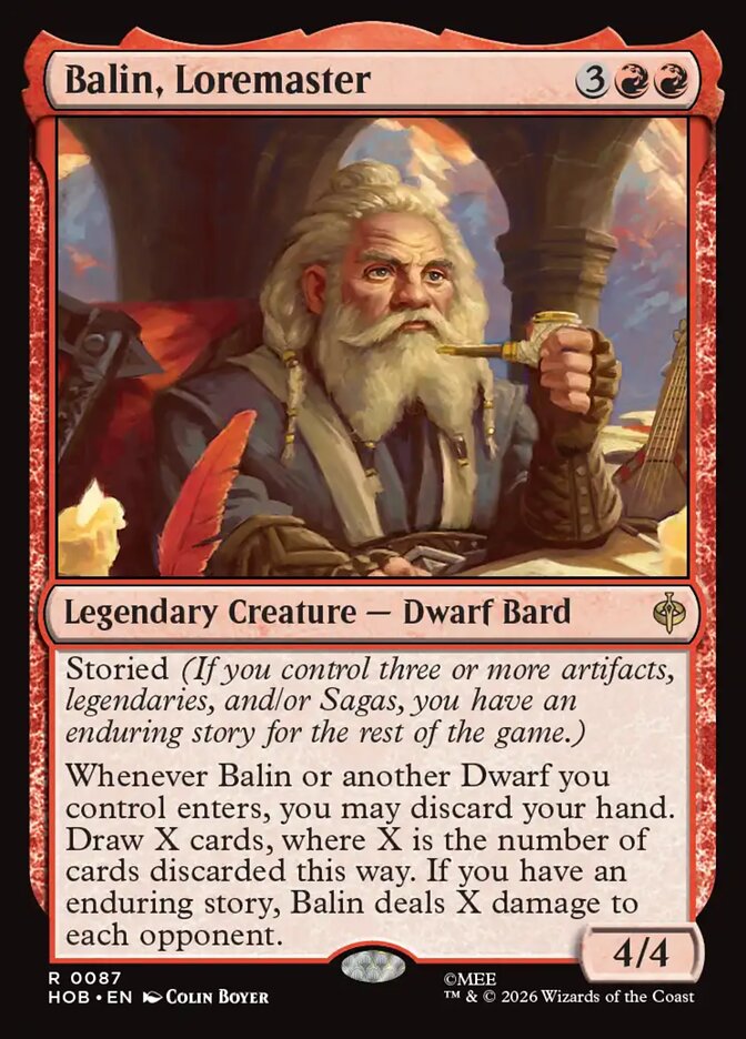 Balin, Loremaster 87 (The Hobbit)  - Foil