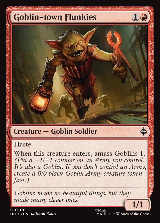 Goblin-town Flunkies 100 (The Hobbit)  - Foil