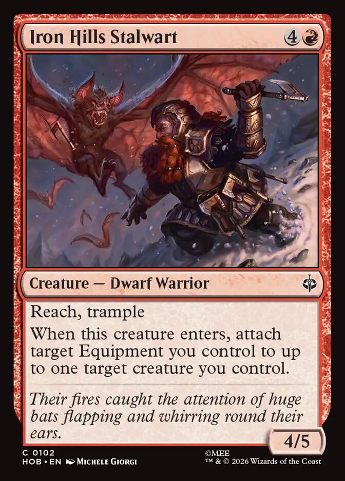Iron Hills Stalwart 102 (The Hobbit)  - Foil