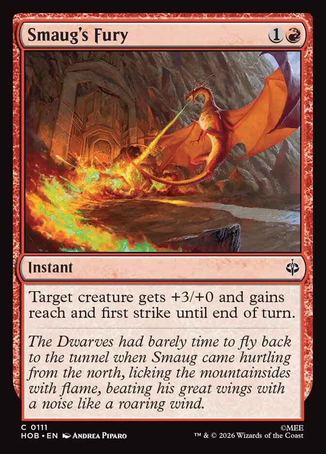 Smaug's Fury 111 (The Hobbit)  - Foil